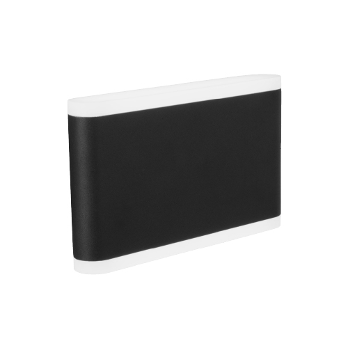 APLIQUE ORTHOG II ALUM LED 2x3w 3000K IP44 11,5x11x5CM NEGRO