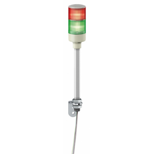 COLUMNA LUM. MONOLITICA ROJO-VERDE-BUZZER 24V