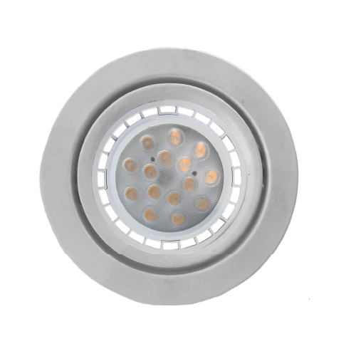 Spot embutir para ar111 movil redondo blanco