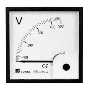 VOLTIMETR.CC 96x96  600-0-600 CL.1.5