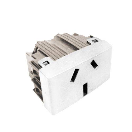 Tomacorriente combinada blanco