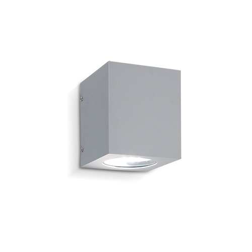 Aplique pared unidireccioal gu10 aluminio