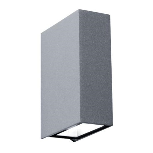 Aplique pared ext. led 2x3W 3000K enya