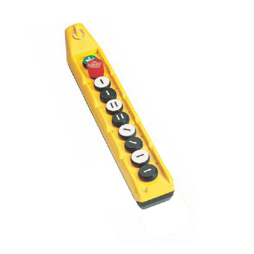 Botonera colgante 8 pulsadores + emerg.