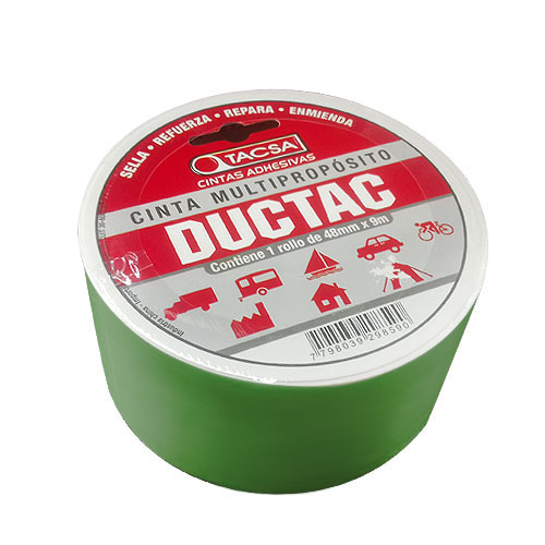 CINTA MULTIPROPOSITO VERDE    9MTS. 891