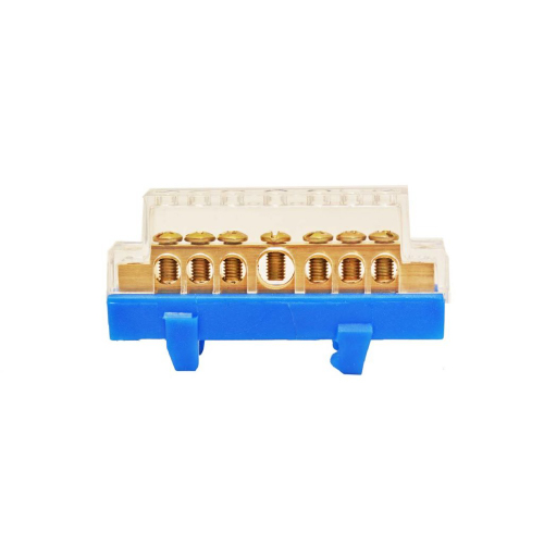 DISTRIBUIDOR UNIPOLAR AZUL 125A 7 CONEX.