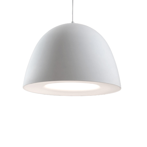 COLGANTE MESON 1 LUZ E27 IP20 BLANCO DIAM 60CM