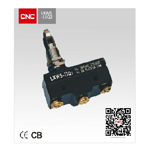 Microswitch por piston con roldana fija