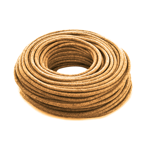 CABLE TEXTIL 2x0.75 AMARILLO xmt.