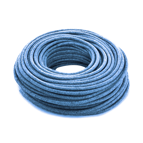 CABLE TEXTIL 2x0.75 AZUL xmt.