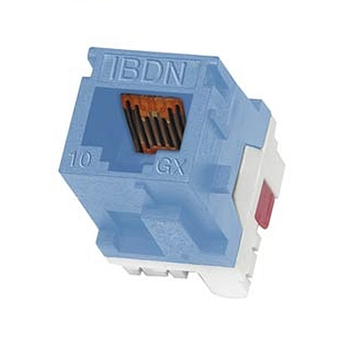 JACK RJ45 CAT6A, AZUL (MDVO) 10GX