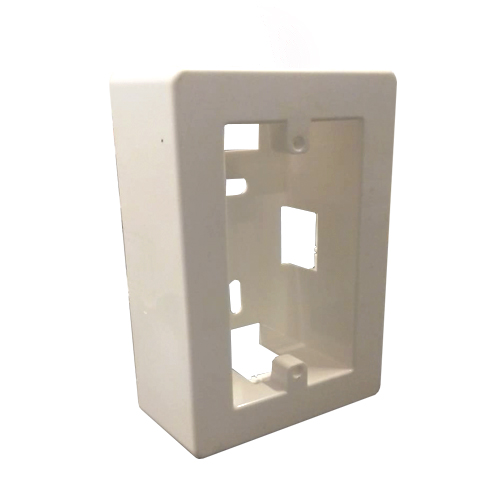 Caja plástica baja para cablecanal 100x50