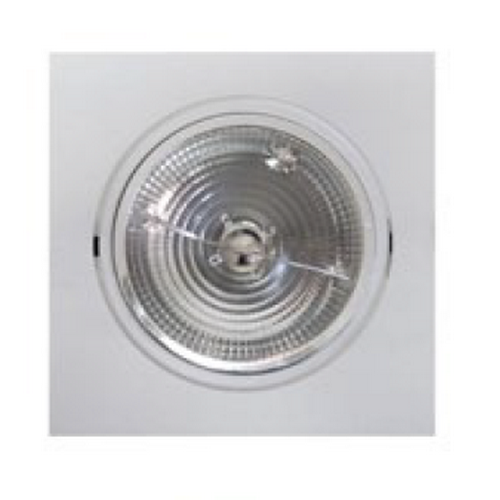 Spot de embutir movil cuadrado AR111 color platil