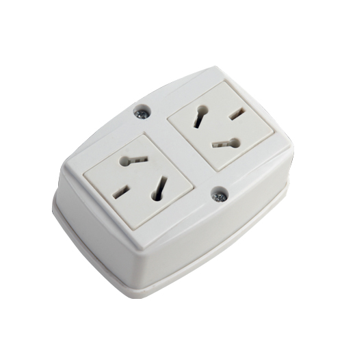 TOMACORRIENTE  DOBLE  EXTERIOR