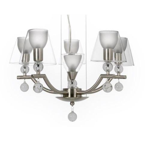 ARAÑA 9 LUC.G9 C/TUL.VIDRIO DOBLE C/CAIREL PLATIL ITALIA-9