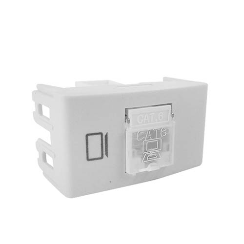 Toma computación blanco