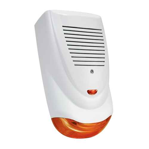 SIRENA EXTERIOR PIEZOELECTRICA CON FLASH, 1 TONO, 120dB Y LED MULTIFUNCION