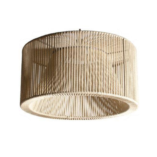 Colgante 1 luz cuerdas 50 x 22 cm Urbano tostado