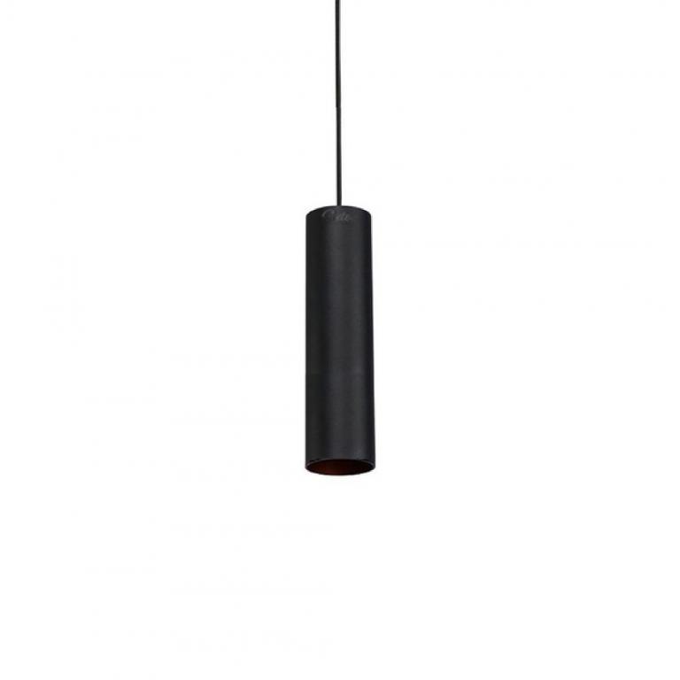COLGANTE TUBO PENDANTE 32 30CM LED 2W 3000K NEGRO