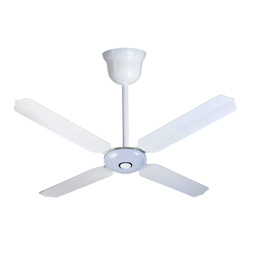 Ventilador Techo sin luz 4 Palas metal -5 Velocidades-Llave pared-blanco 60w