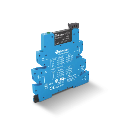 RELE INTERFACE 1 INV. 6A 24VCA/VCC