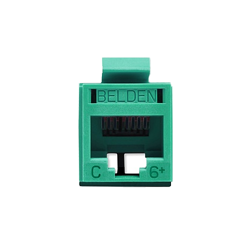 JACK RJ45 CAT6A, VERDE (MDVO) 10GX