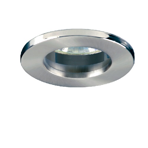 Embutido dicroica GU10 de aluminio redondo hermético blanco
