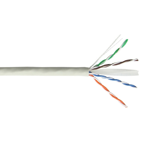 CABLE UTP CAT6 INTERIOR x305MTS, COLOR GRIS, COBRE (CERTIFICADO)