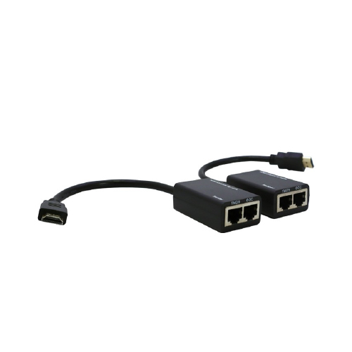 EXTENSOR HDMI HASTA 30MTS X 2 CABLES UTP