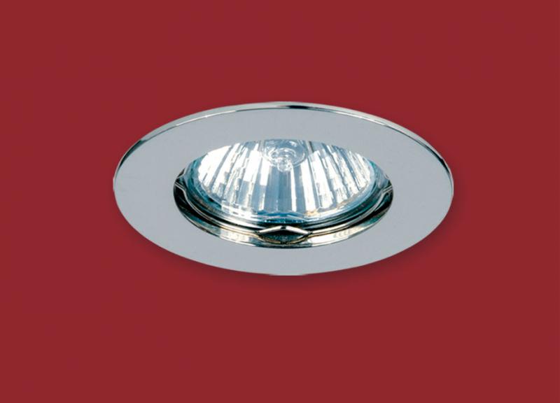 SPOT FIJO ZAMAK DICRO GU10 PLATIL 8cm 18500ac