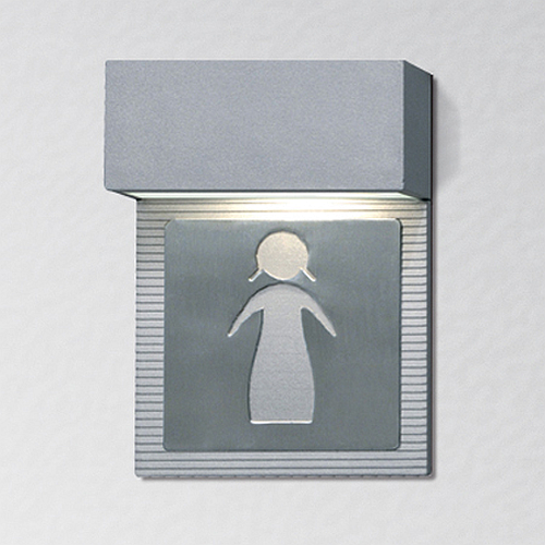 Señalador "mujer" g9 40W gris