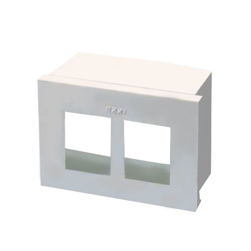 Caja de Aloje doble para modulo RJ45 y RJ11