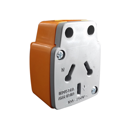 ENCHUFE BIP.C/T.T.BIUSO 10A.      NJ.250