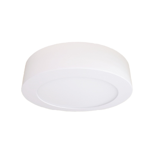 Panel de aplicar redondo luz cálida 18W