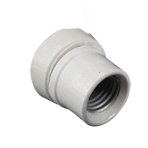 Receptáculo curvo de porcelana