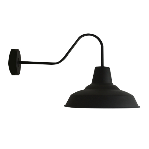 Aplique hiper retro con cuello de ganso negro