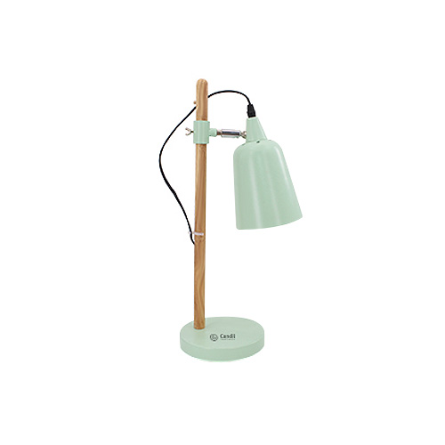Lámpara de escritorio E27 verde vintage Vinicio