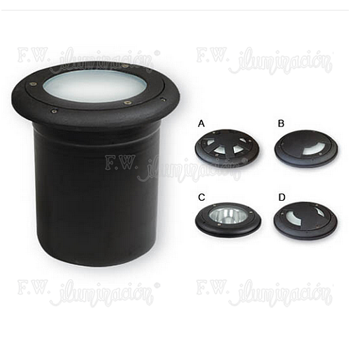 EMBUT.P/PISO HQI ALUM. 1x70W.vacio. 3070