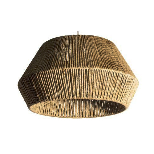 Colgante 2 luces cuerdas Flora 50 x 25 cm tostado