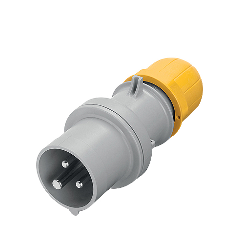 Ficha macho 2P+T 16A 110V