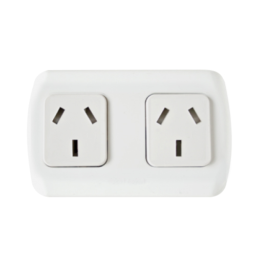 Llave 2 tomas exterior tekna