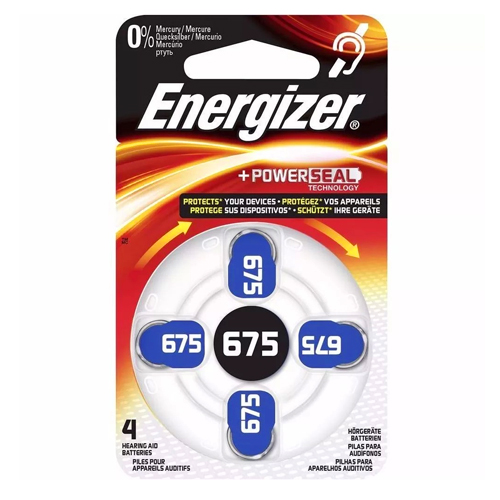 Pila de audiología AZ675-DPA4 blister 4 unidades