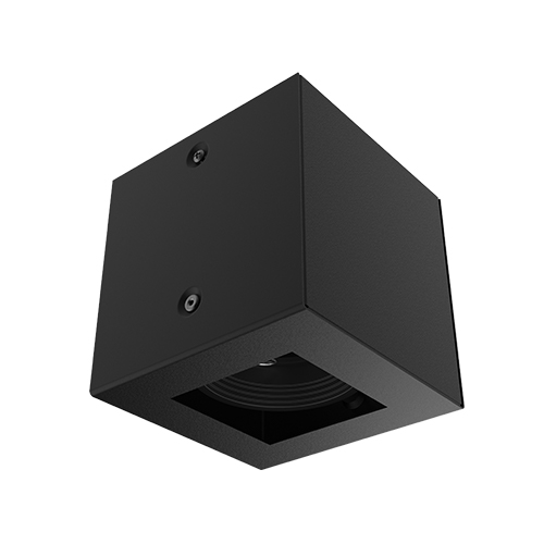 Plafon 1 luz dicro gu10 9,5cmx9,5cm negro