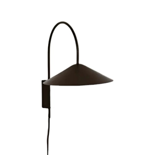 APLIQUE KYO NEGRO MATE 1 LUZ E27 35x50CM