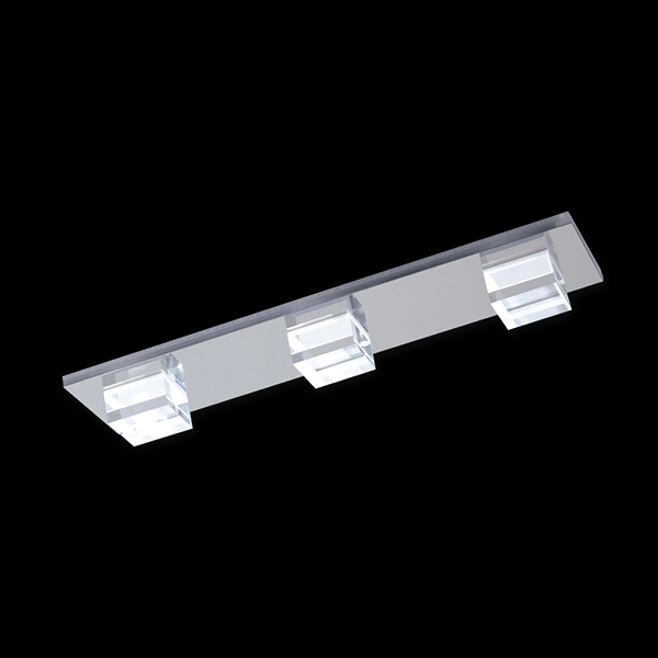 PLAFON ACERO LED 3 COB 30W LUZ CALIDA 800/3-P