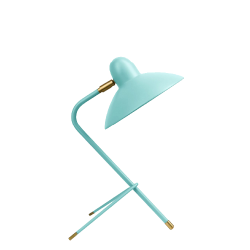 Lámpara de escritorio E14 turquesa modelo Julia