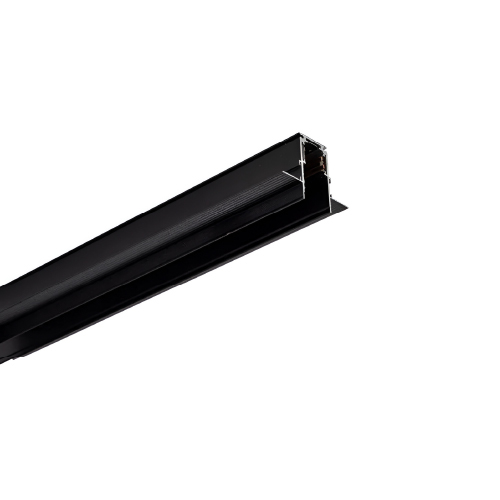 RIEL ALUMINIO EMBUTIR SKYLINE 2 MT NEGRO DC48V