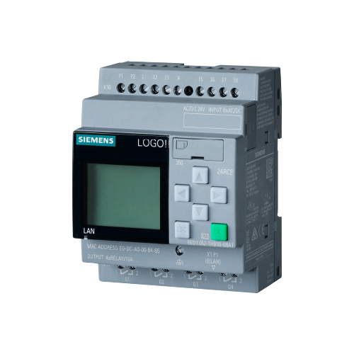 LOGO!  24RCE 8DI/4DO RELÉ DISPLAY V8.4  6ED1052-1HB08-0BA2