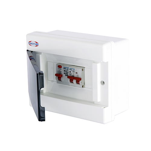 Caja din luxury 8 Pol. IP40 exterior