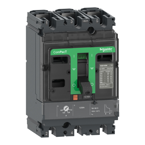 Interruptor automático 3x160A 36kA 3P3R
